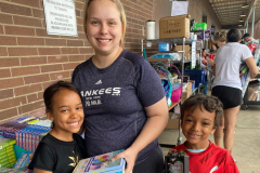 Harlie Roberson was excited to let her children do their own holiday shopping.